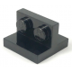 LEGO fordító elem 2 x 2 - 1 x 2 középen, fekete (41682)